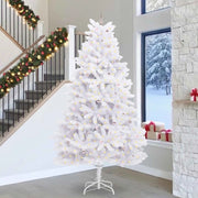 Albero di Natale Artificiale con Rami Pieghevoli Bianco 300 cm