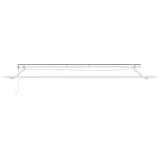 Tenda Retrattile Automatica LED Antracite e Bianco 500x300 cm