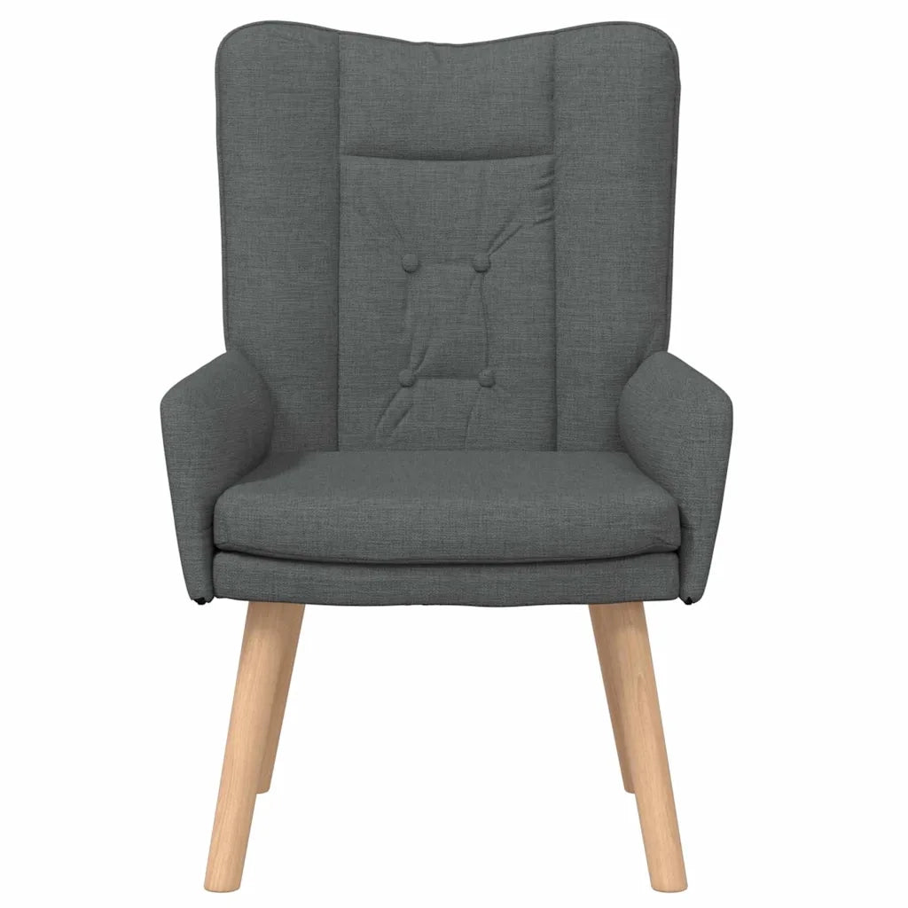 poltrona Grigio scuro 63 x 67 x 94 cm Tessuto e compensato 42001825