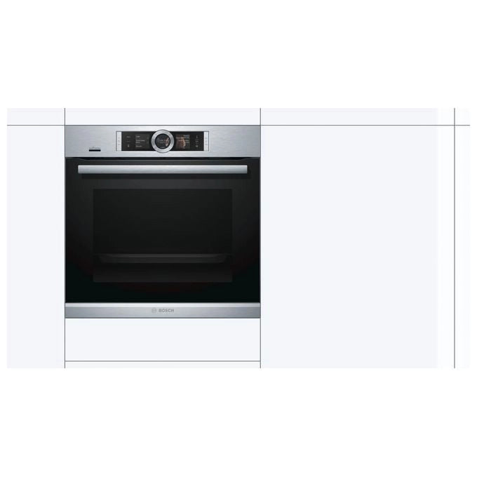 Bosch Serie 8 HRG6769S6 forno 71 L Acciaio inox
