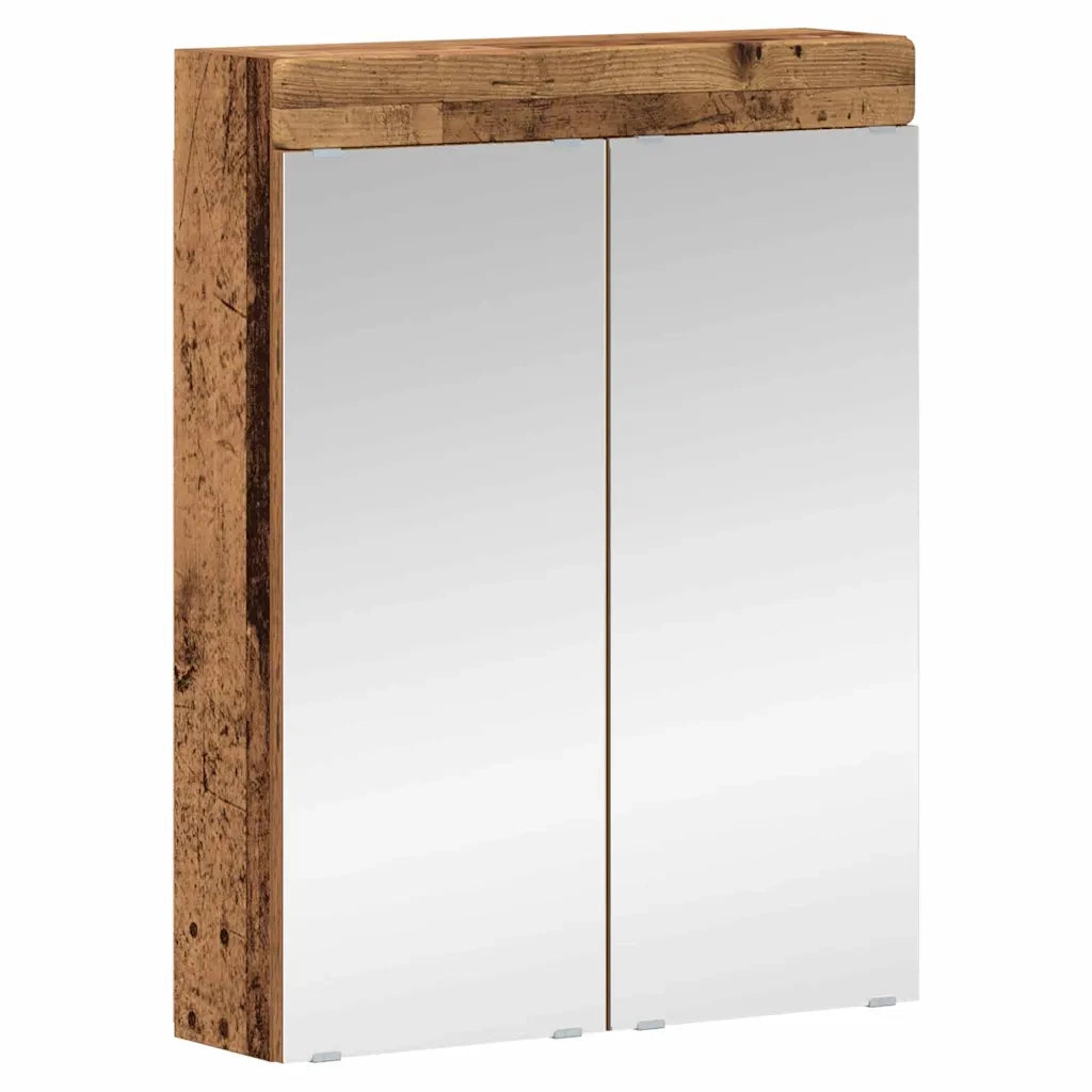 Set di mobili per il bagno TULUM 5 pcs Legno vecchio 3398062