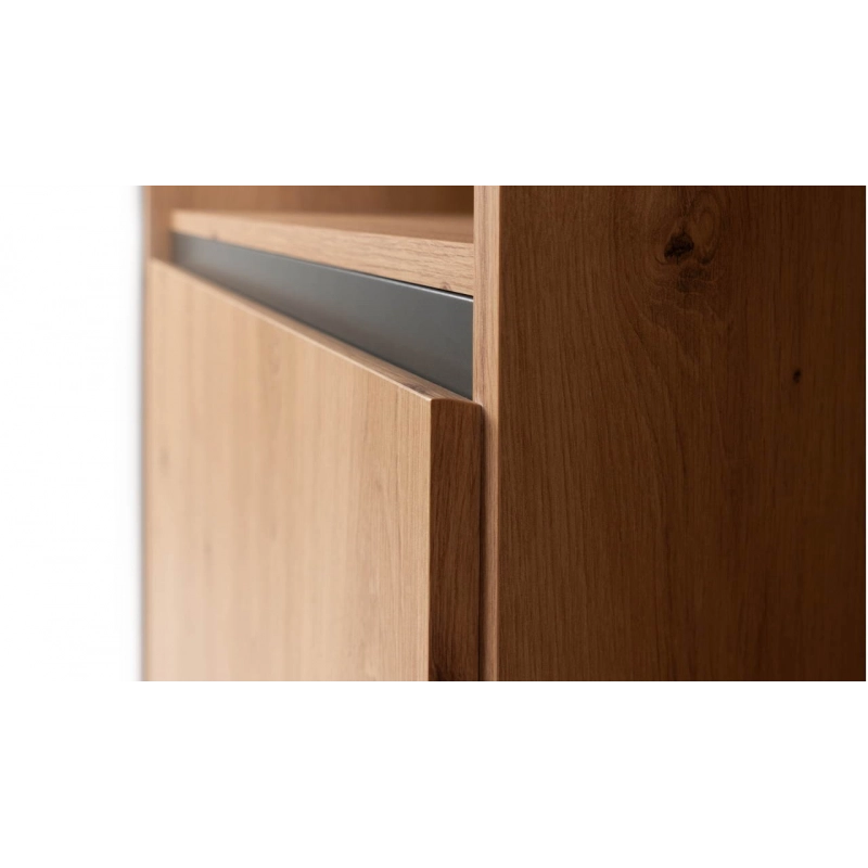 Credenza alta Denver 51 L120XP40XH140 quercia antracite