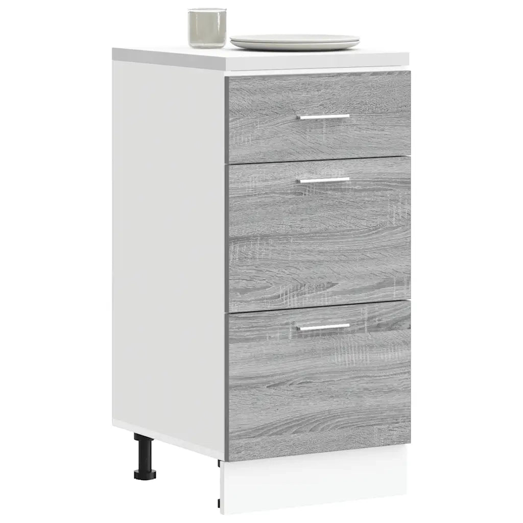 Armadio Inferiore “Lyon” Grigio Sonoma 40x46x81,5 cm 854216