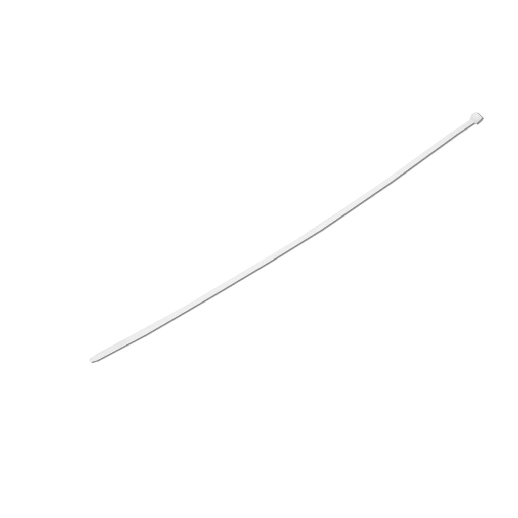 Fascetta, collare in plastica bianco 3,6 × 360 mm, 100 pezzi/set Breckner Germany