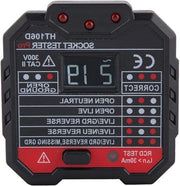 Testatore di Socket Rcd Avanzato Auto Neutrale Habotest Testatore di Mains Fault Checker Tool - Testatore elettrico Habotese (HT106D)