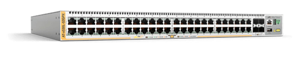 Allied telesis at-x530l-52gpx-50 gestito l3 gigabit ethernet (10/100/1000) supporto power over ethernet (poe) grigio