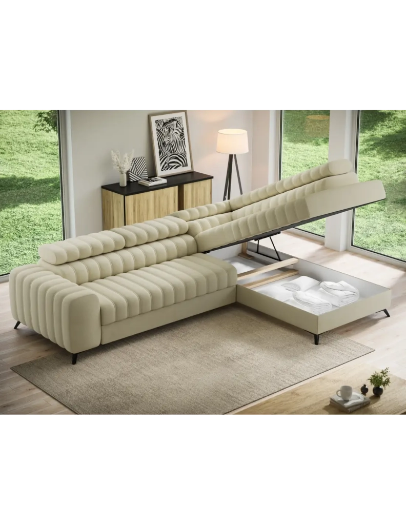 Divano ad angolo collezione KANEDOJO colore Beige