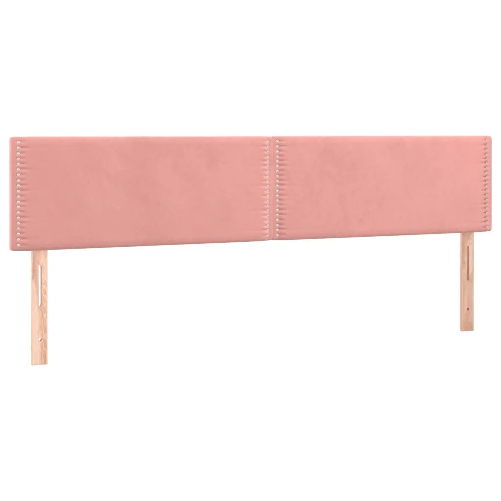 Testiera | Testata Rosa 160x5x78/88 cm in Velluto