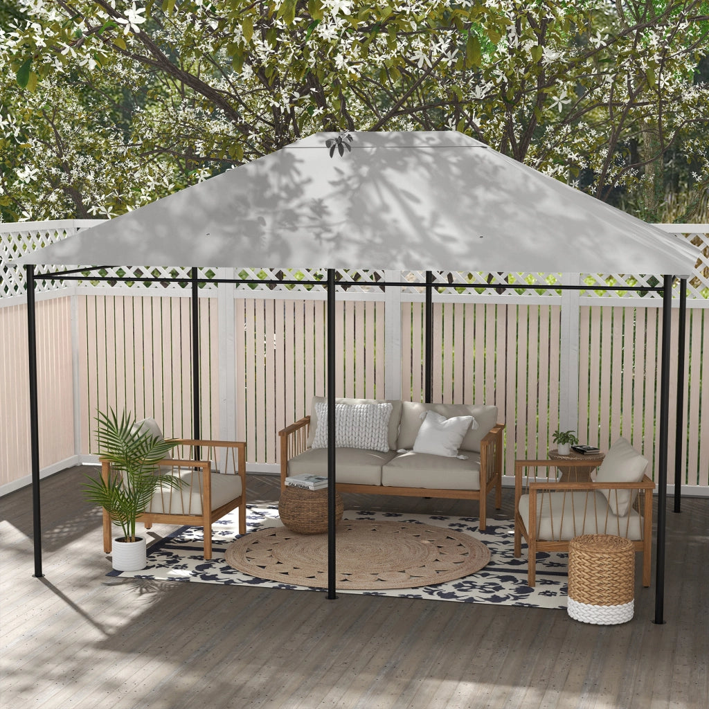 Tenda da giardino ¨C zephmum ¨C 3x4 m grigio chiaro