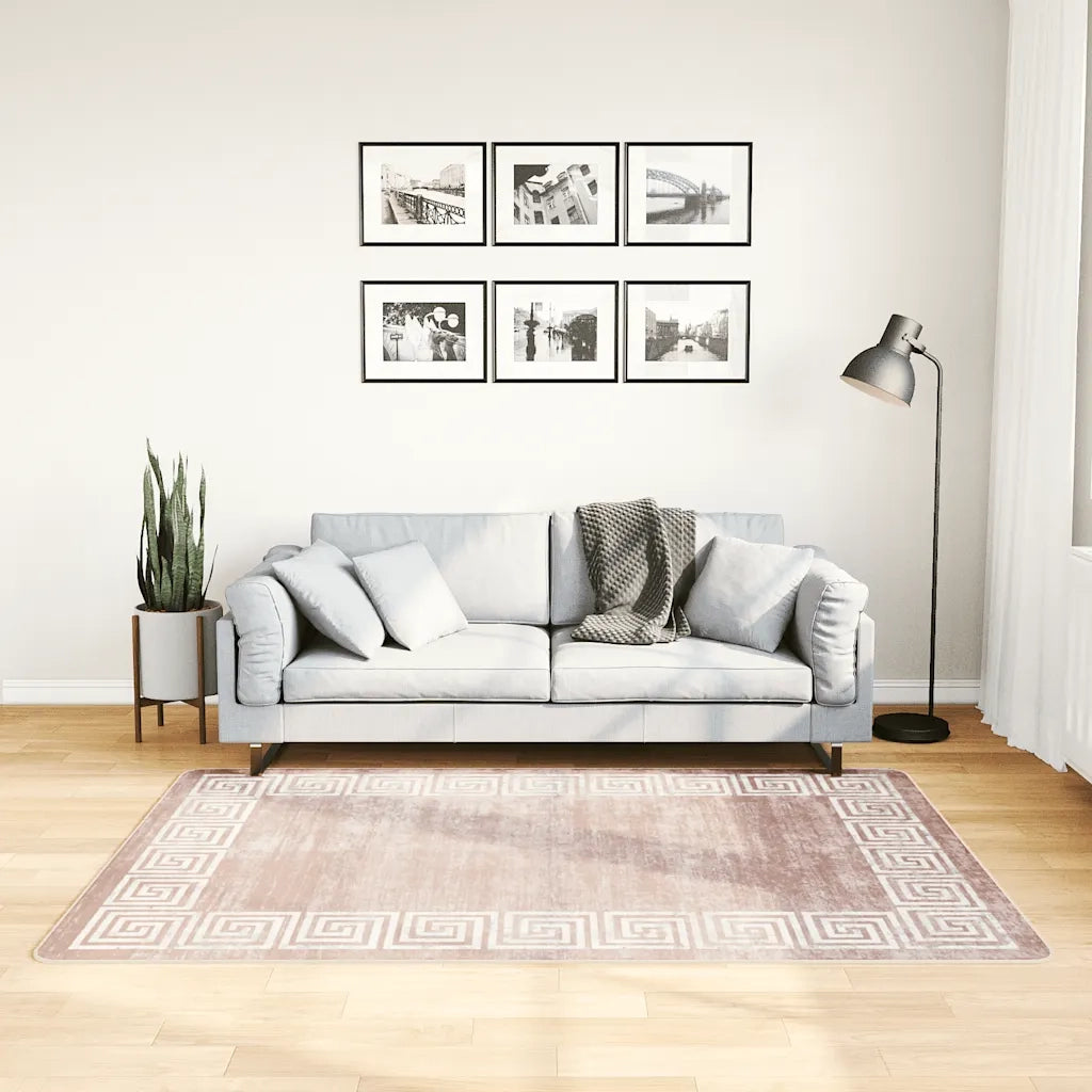 Tappeto Lavabile 120x180 cm Beige 337942
