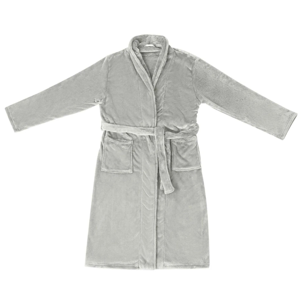 Accappatoio senza Cappuccio Grigio l Flanella CFW9423854