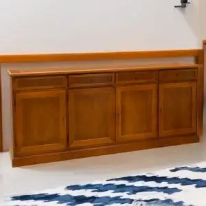Credenza 4 ante 4 cassetti mod Martini arte povera noce Bassano