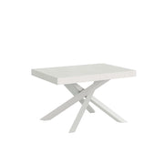 Tavolo allungabile 90x130/234 cm Volta Premium bianco frassino telaio bianco