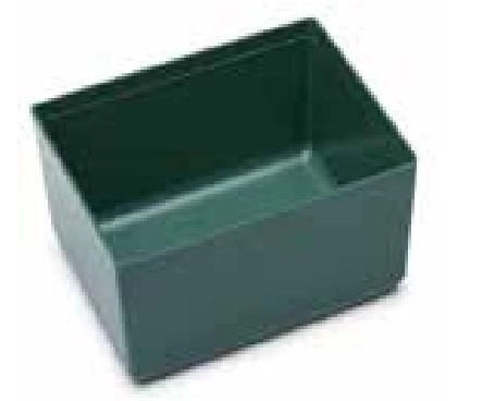 Terry V4 Vaschetta Portaminuterie Servoblock Plastica 107x138x79 mm colore Verde