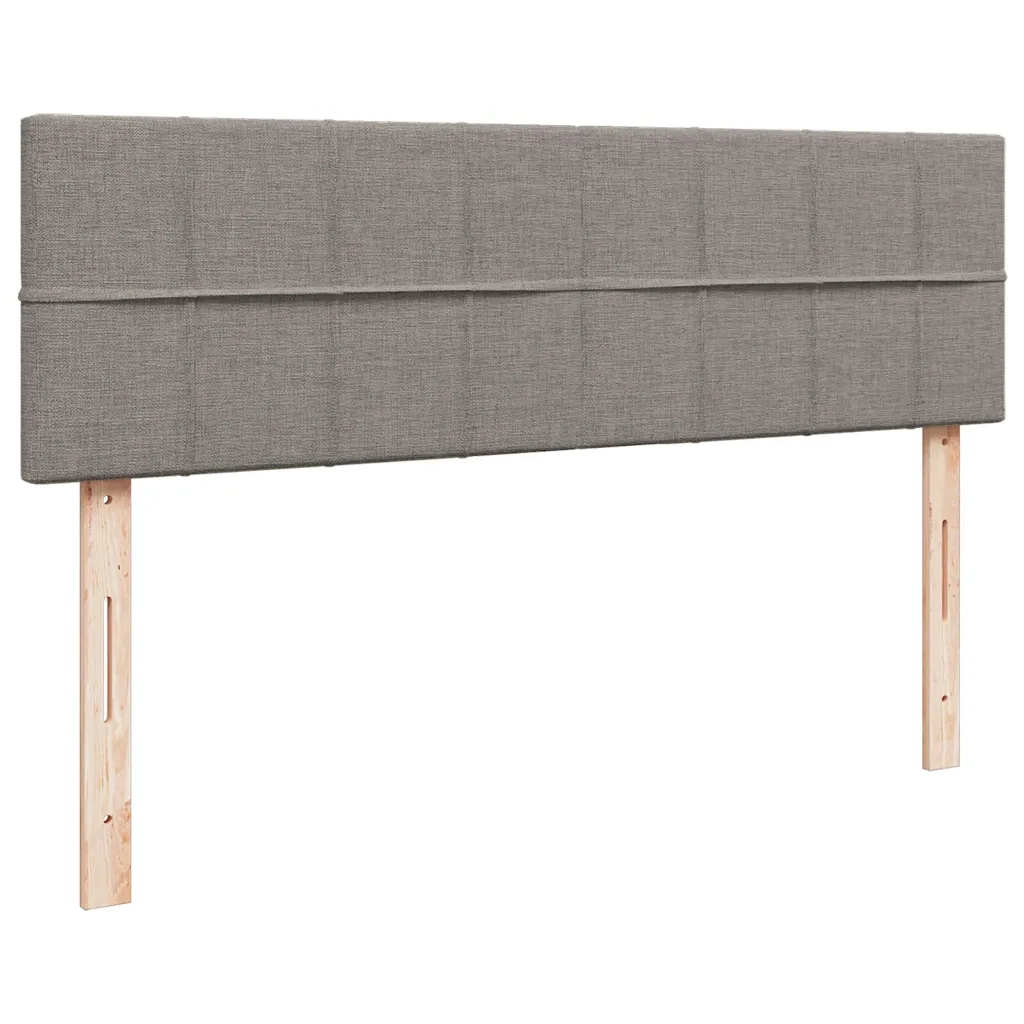 Pouf Letto con Materasso Tortora 140x200 cm in Tessuto 3311467