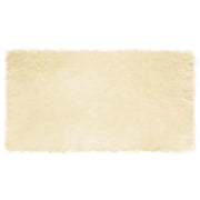 Tappeto in finta TAFALLA | Tappeto del soggiorno Crema 60 x 110 cm Poliestere