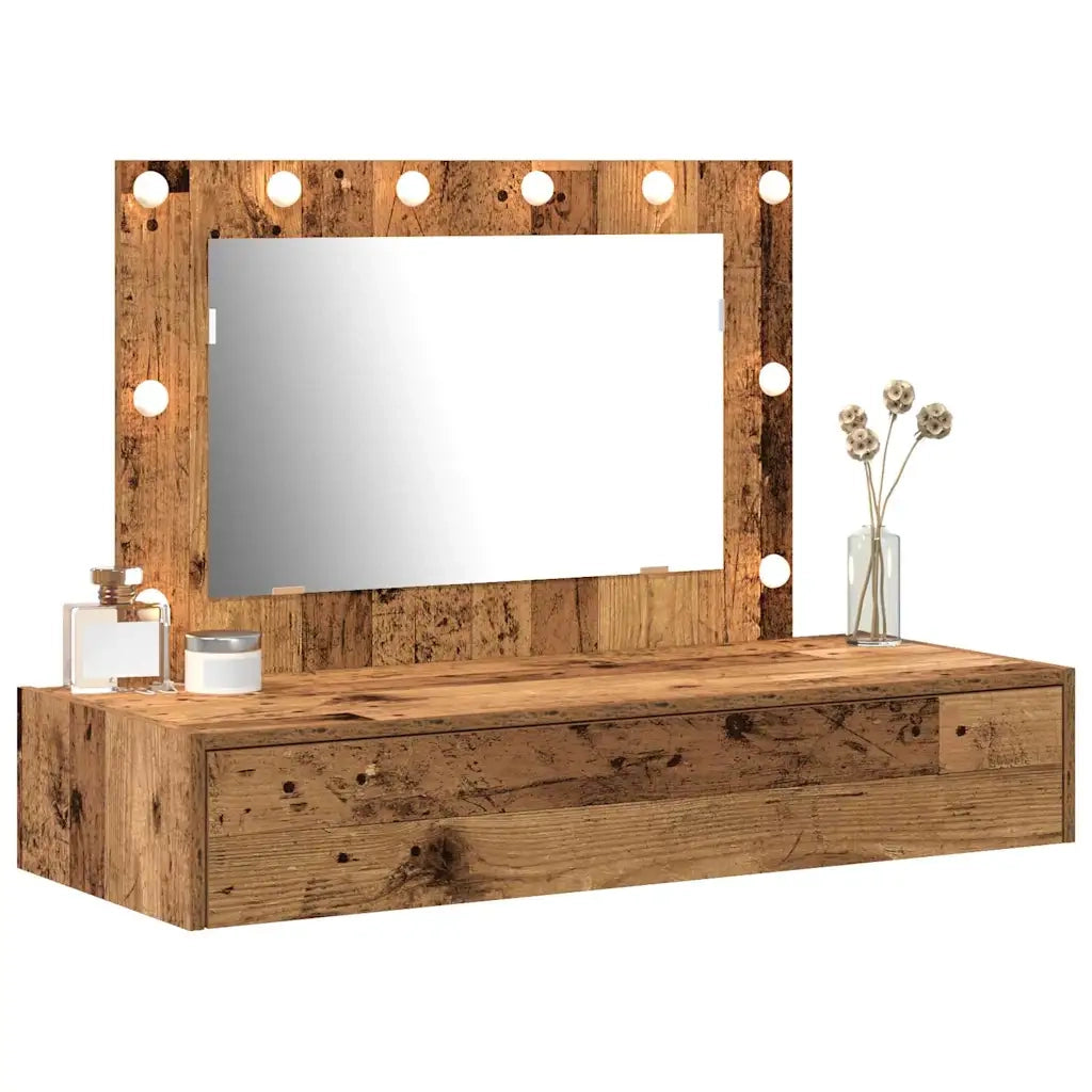 Tavolo da Trucco Marrone 100 x 40 x 70 cm Legno multistrato 865242