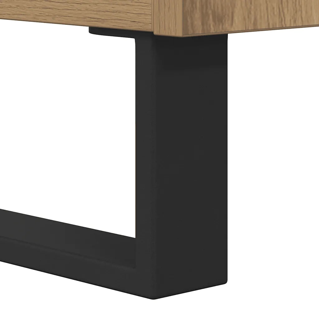 Armadietto Bagno Rovere 30x30x190 cm Legno Multistrato 857203