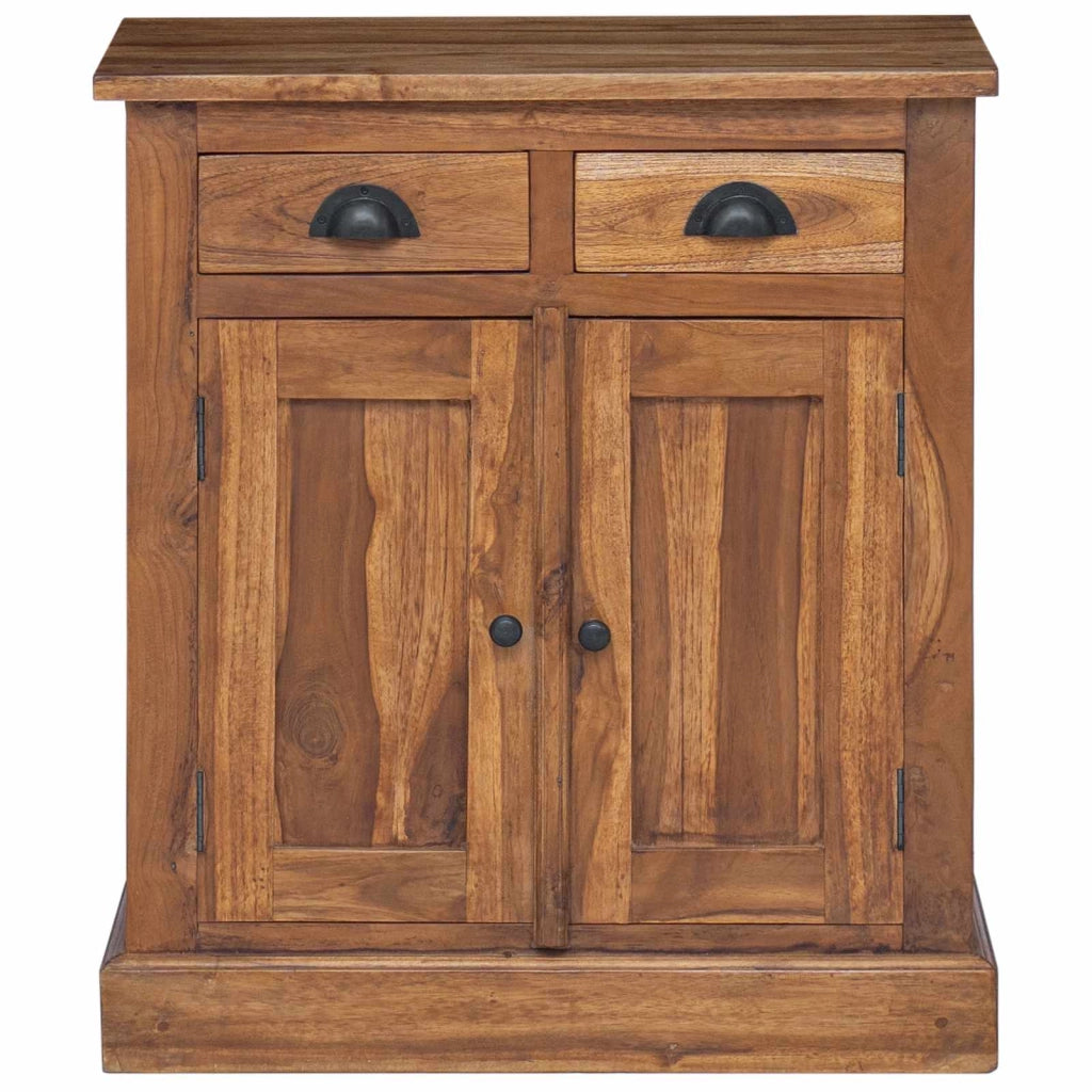 Mobile contenitore vintage con cassetti e ripiani 65 x 30 x 75 cm in legno di teak naturale 02_0059091