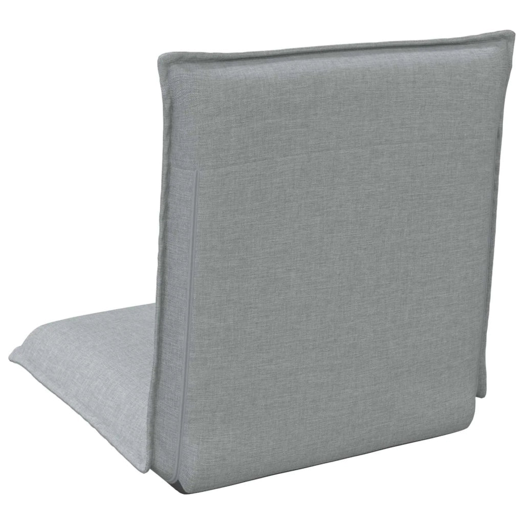 Sedia da Pavimento Grigio chiaro 54 x 64 x 59 cm Tessuto 42028104