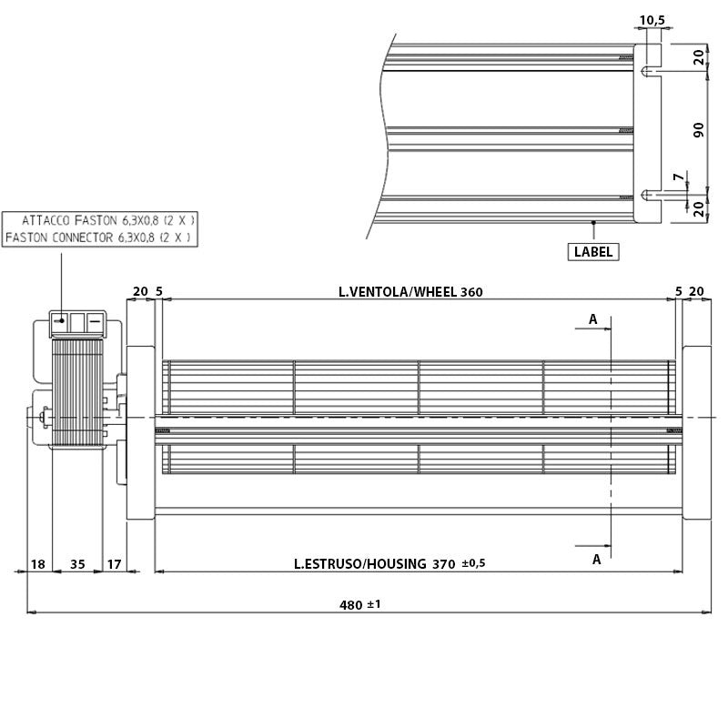 TANGENZIALE 370x44 FERGAS TGO80/1 360/35 153502