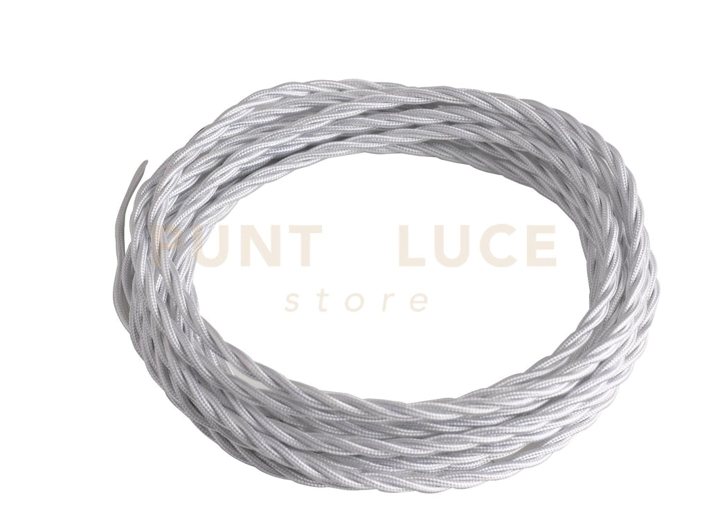 I-CLAY-CAVO3X1,5 BCO CAVO ELETTRICO CLAY IN TESSUTO BIANCO 3X1,5 2500CM