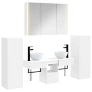 Set di mobili per il bagno 6 pcs Bianco 3407119