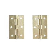 Set di 2 cerniere invisibili per mobili – 75 × 49 mm zincate con viti