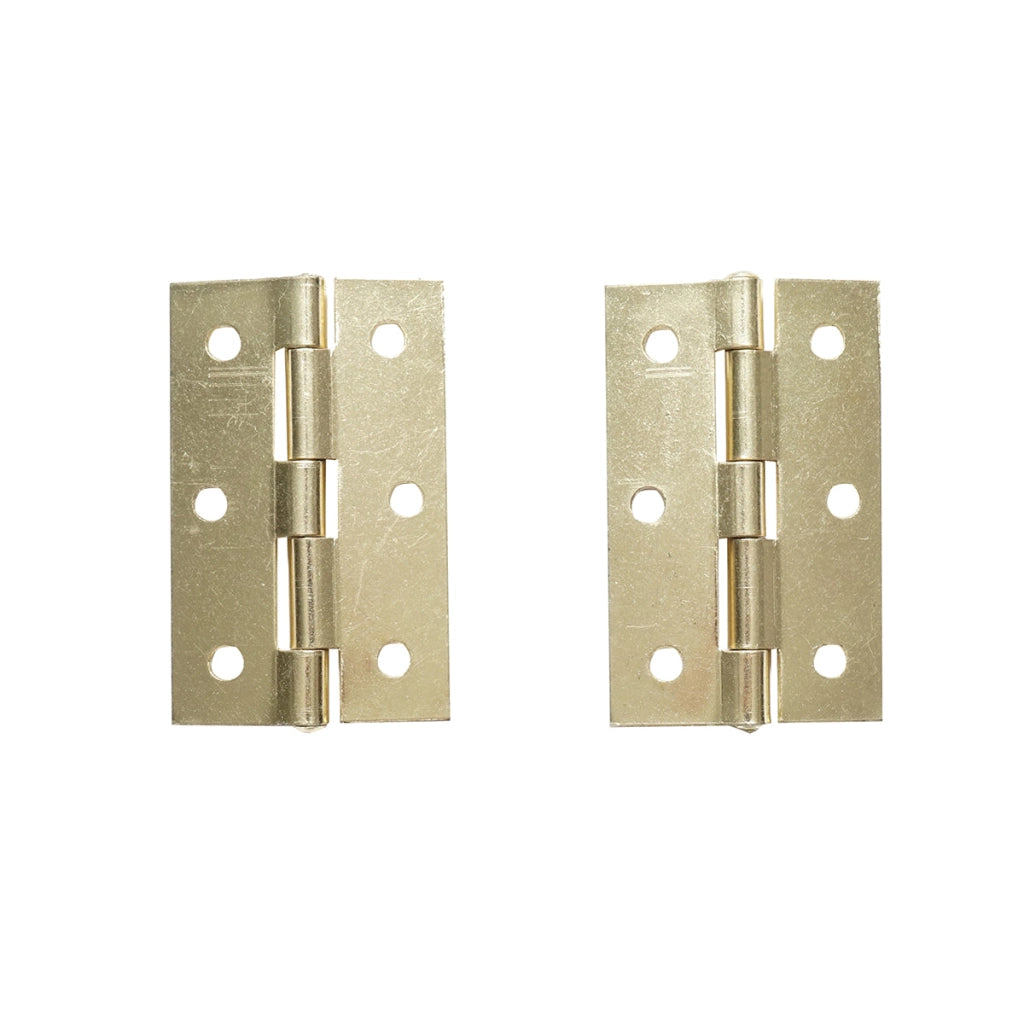 Set di 2 cerniere invisibili per mobili – 75 × 49 mm zincate con viti