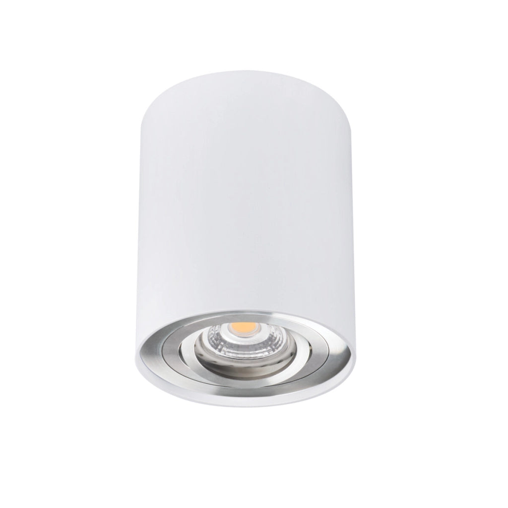 Spot da soffitto cilindrico bianco GU10 Kanlux BORD