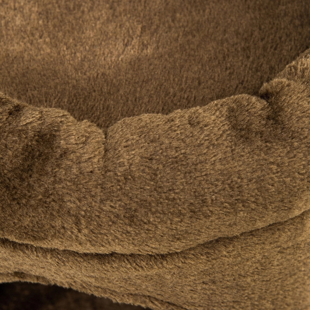 Albero Tiragraffi per Gatti 48x48x87 cm in Corda Sisal Rivestimento in Peluche Caffè