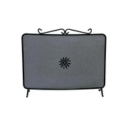 Parascintille Ferro Battuto Curvo Art.685/A cm. 62X45H