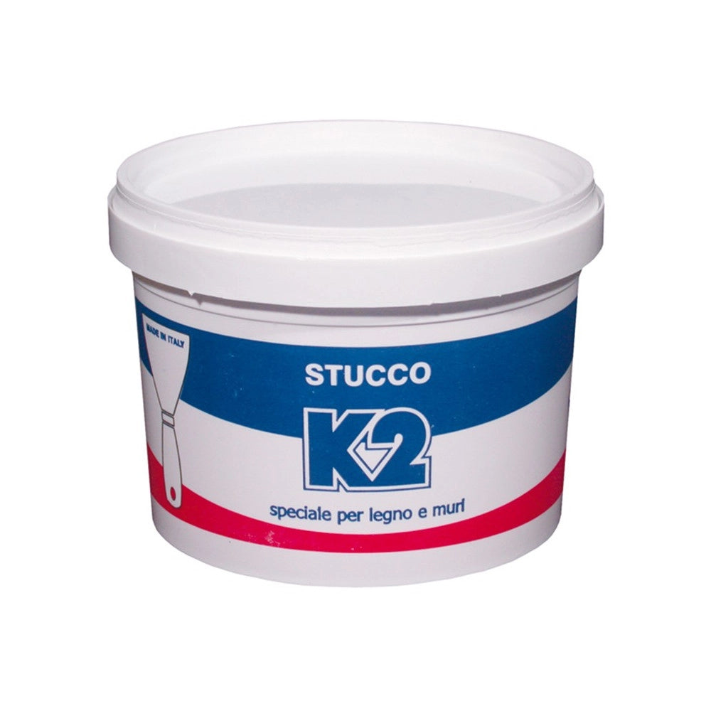 K2 stucco in pasta bianco per interni, scegli il formato  500gr