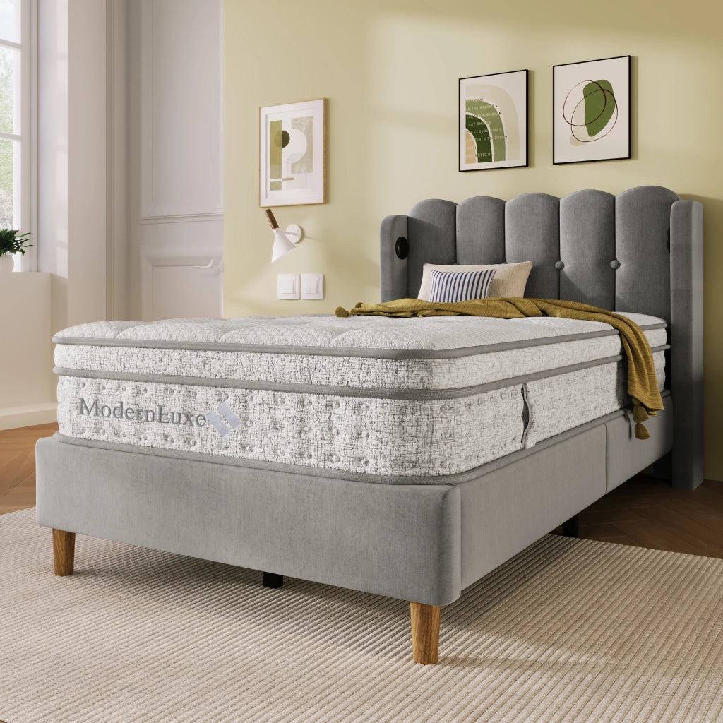 Materasso in schiuma fredda 90 × 200 cm, 7 zone, H3, traspirante, per un posto, bianco