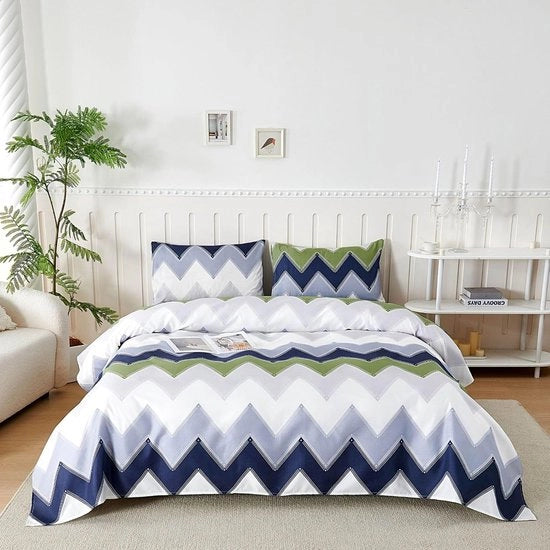 Set da letto stampato - Decorazione per camera da letto - Set da 3 - Tessuto di alta qualità