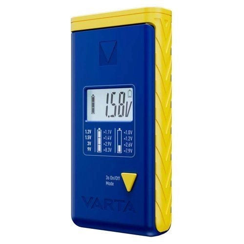 Varta LCD Battery Tester tester per batterie Blu, Giallo