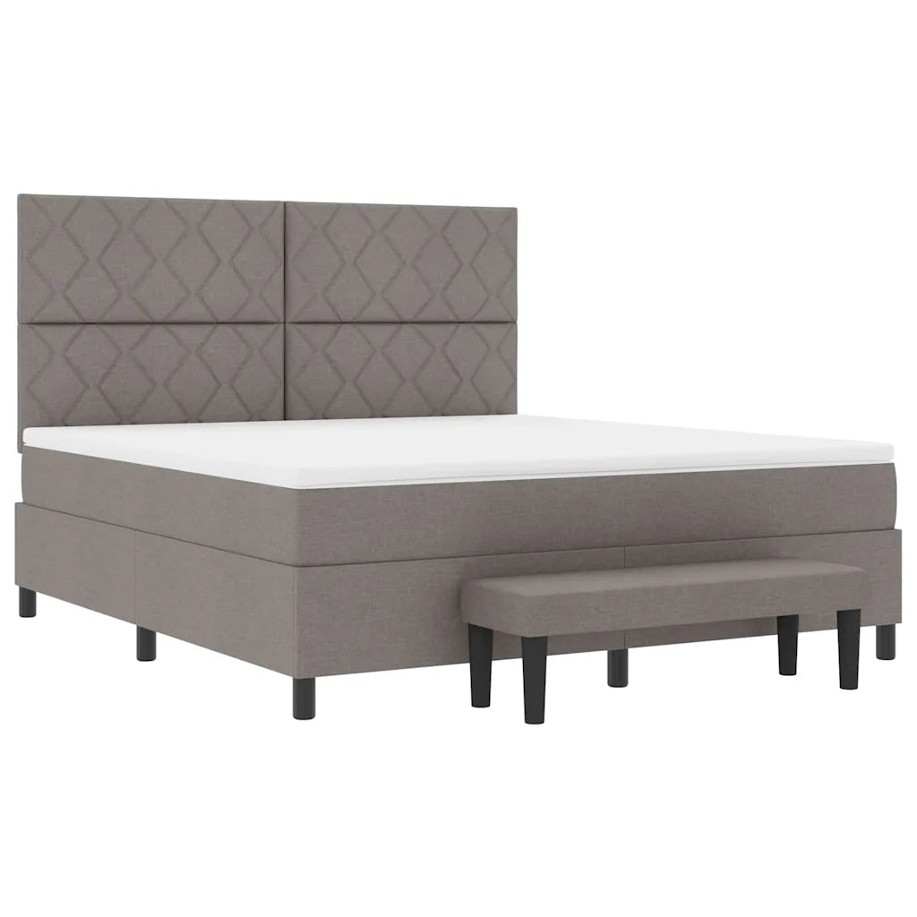 Letto a molle con testiera Talpa 180 x 200 cm Tessuto 3344167