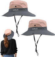 Cappello da Sole con Protezione UV e Larga Cintura per Escursioni All'aperto