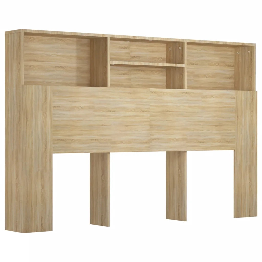 Testiera con Contenitore Rovere Sonoma 160x19x103,5 cm cod mxl 50096