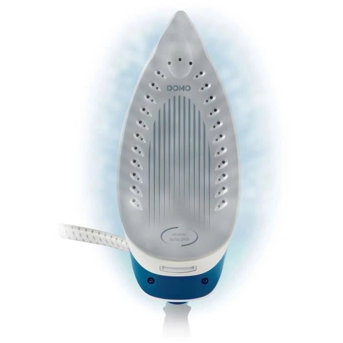 Domo do1022s ferro con generatore di vapore - 160 g/min - 7,5 bar - getto a vapore 450g - serbatoio dell'acqua da 1,8 litri - suola in ceramica