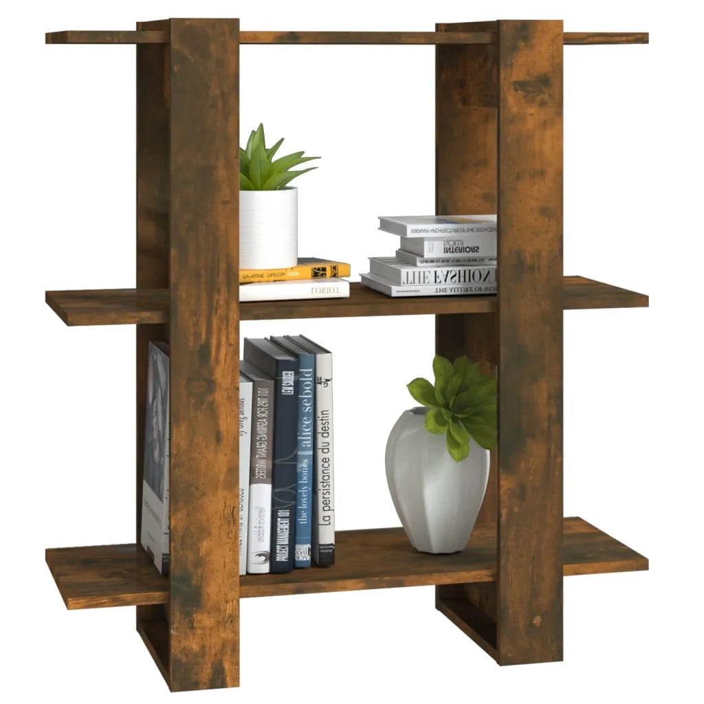 Libreria/Divisorio Rovere Fumo 80x30x87 cm 813578