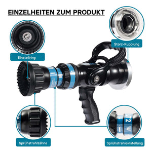 Lancia antincendio per vigili del fuoco tubo di tipo C 150/200/350/500 l/min