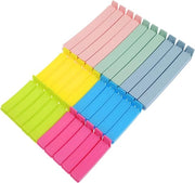 Clip per chip in plastica per confezioni alimentari, design curvo, clip per sigillatura alimentare, cucina e casa (10,9 x 10, 5,3 x 20 cm), confezione da 30