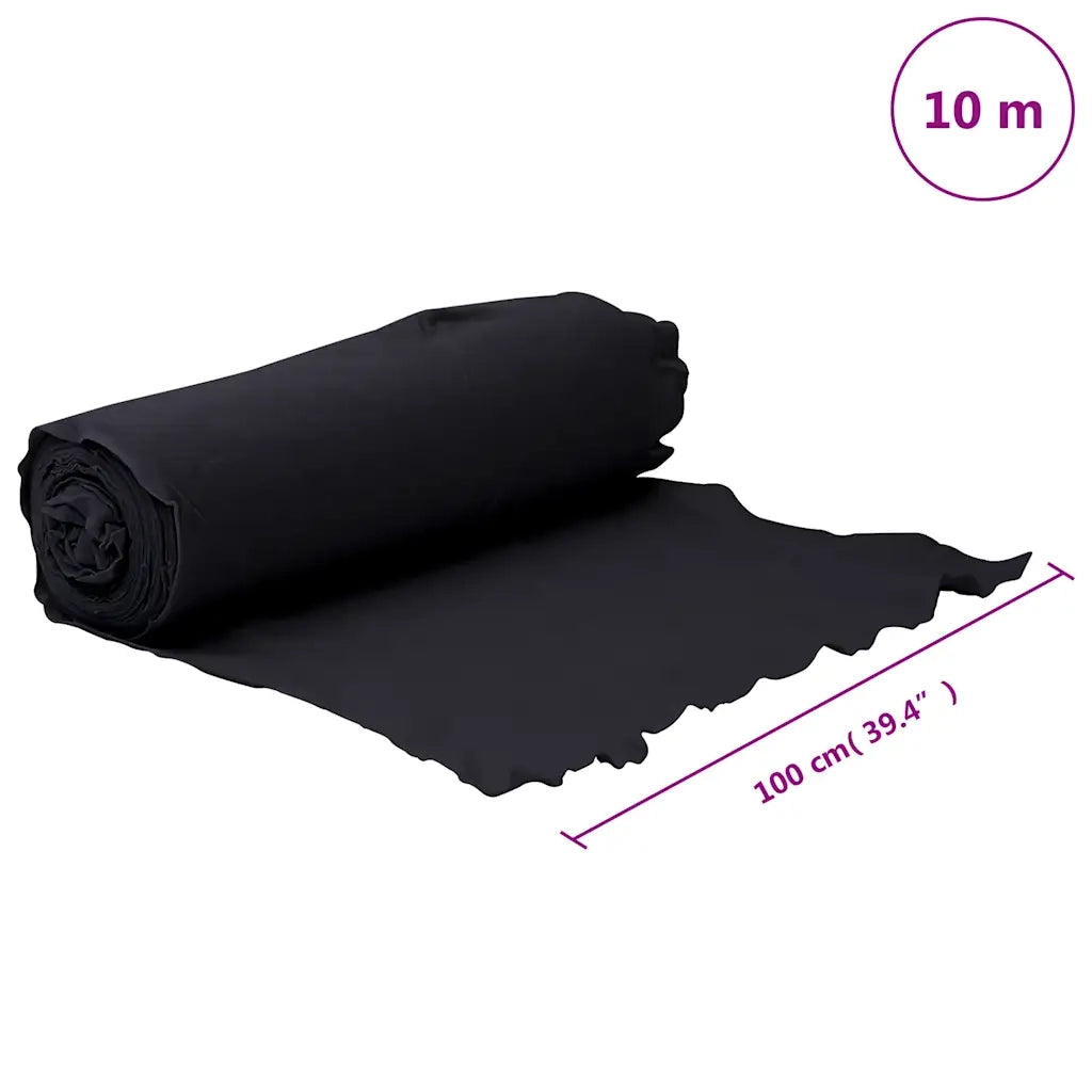Membrana Geotessile Nera 1x10 m in Fibra di Poliestere CFW9476468