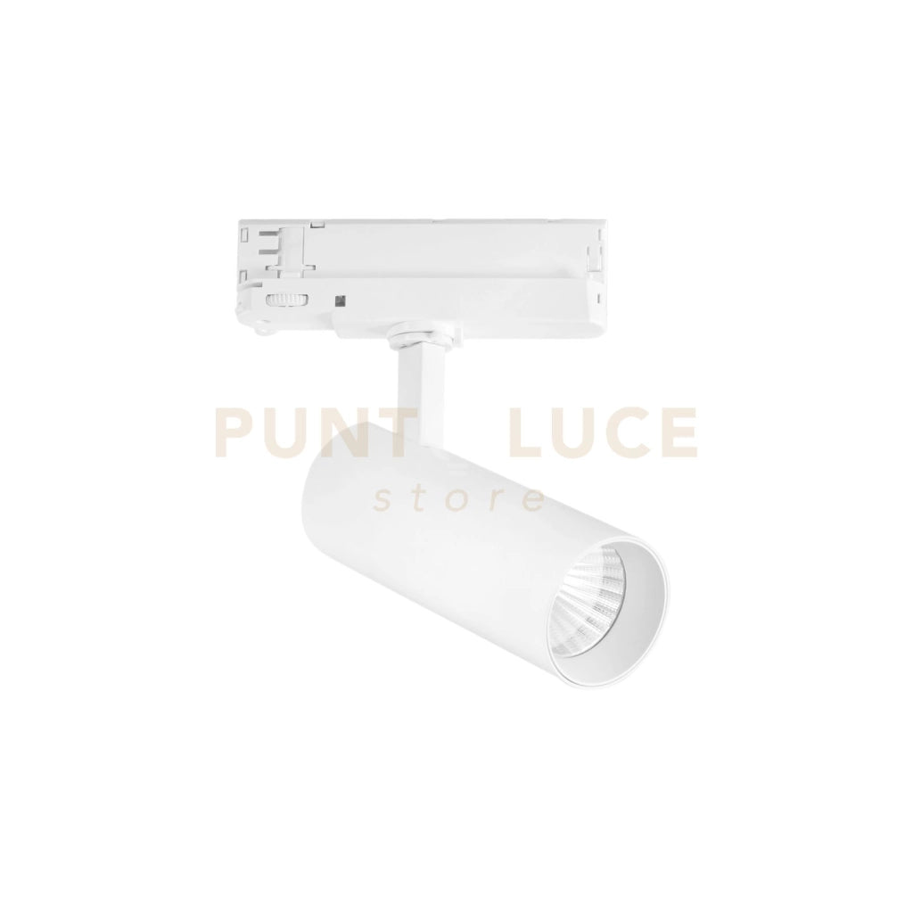 FARO BINARIO PLANE BIANCO LED 20W 2450LM 4000K 6X15CM