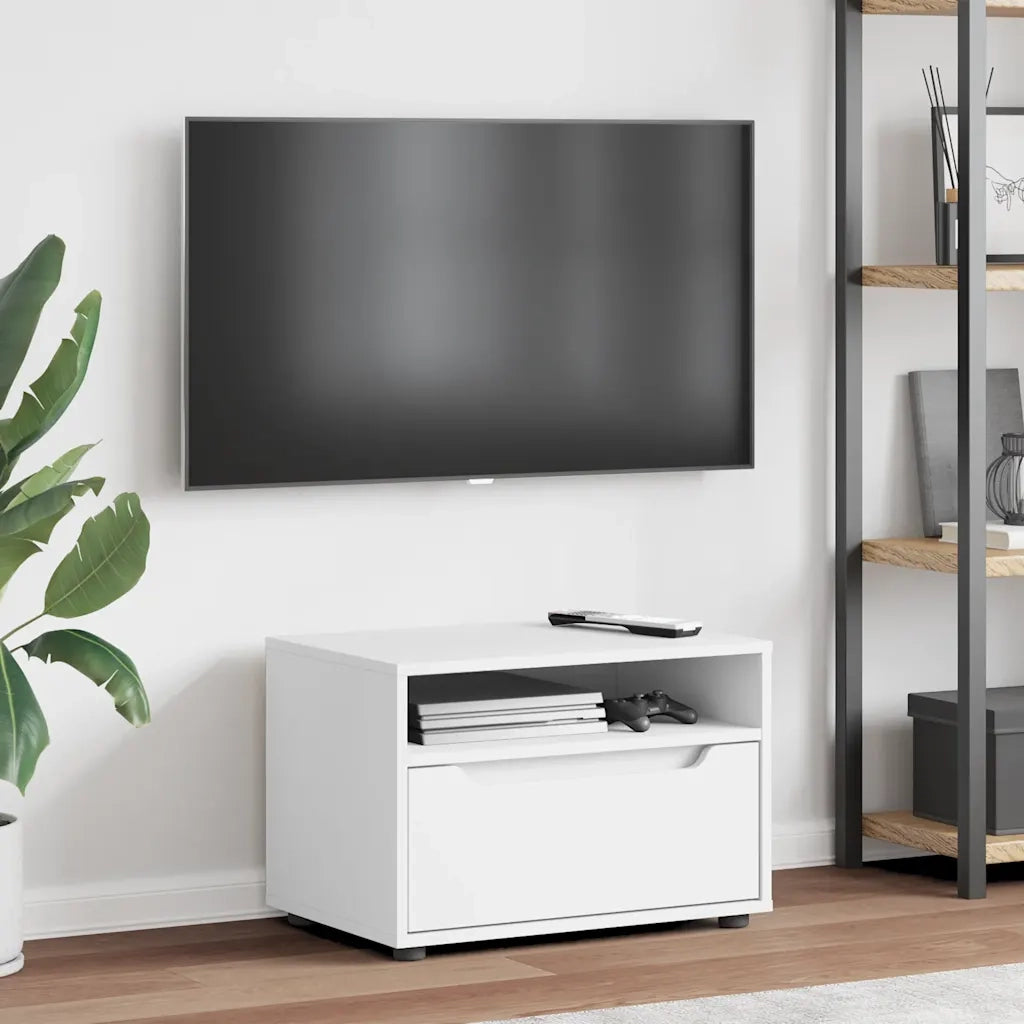 Mobile TV VISNES Bianco 60x40x38 cm in Legno Multistrato 4108288