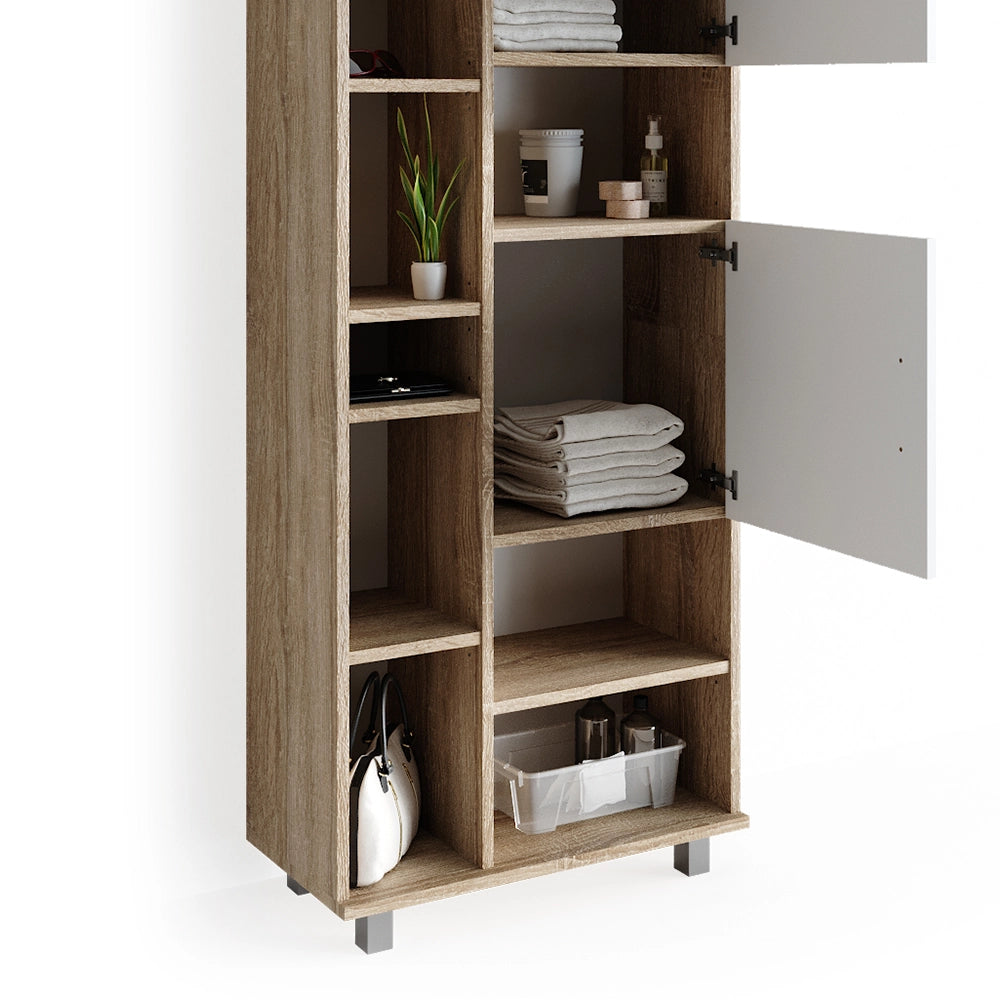 Mobile bagno alto Ilias Bianco/Sonoma 60 x 190 cm Vicco