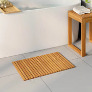 Tappeto da bagno Marrone 60 x 40 cm Legno di Acacia Massello