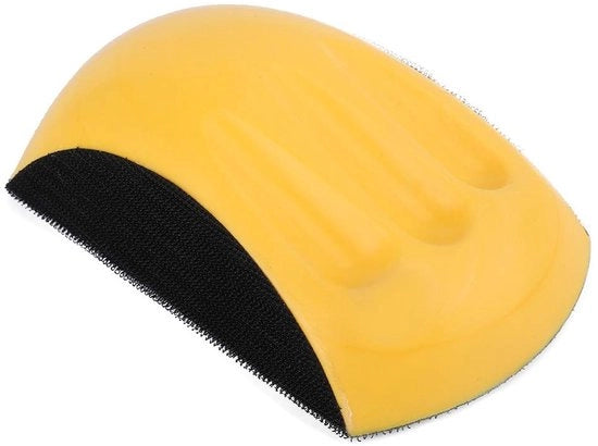 Blocco per manubri Ergonomico Disegno - Cinturino con velcro - Schiuma PU - Sostenibile - 150 mm - Leggero - Piastra abrasiva