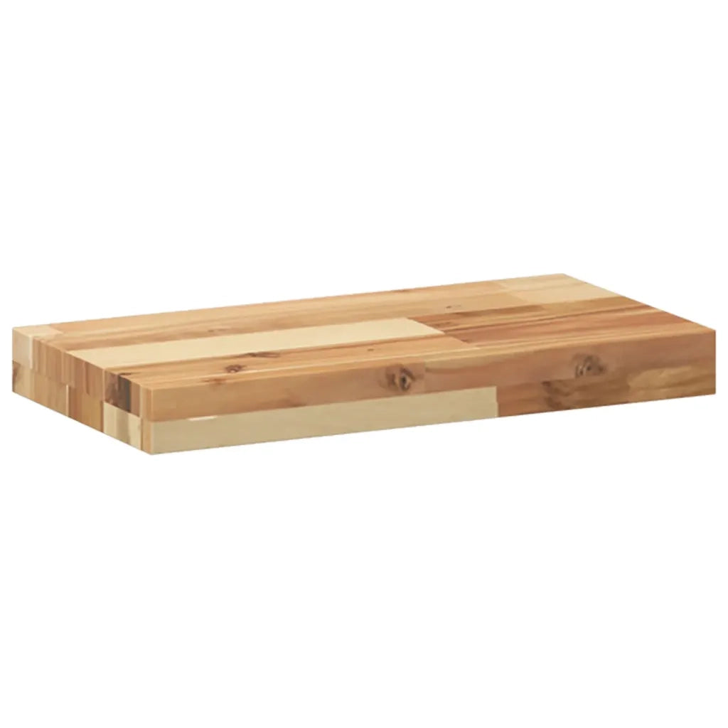 Ripiano a Parete 60x20x4 cm Legno Massello Acacia Rifinito Olio 3279579